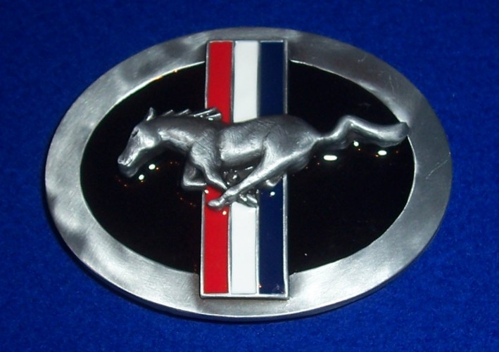 Gürtelschnalle Mustang / TriBar - Click Image to Close